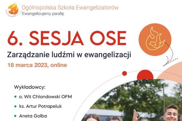 Zapraszamy na kolejne spotkanie w ramach II semestru OSE "Zarządzanie i organizacja ewangelizacją"